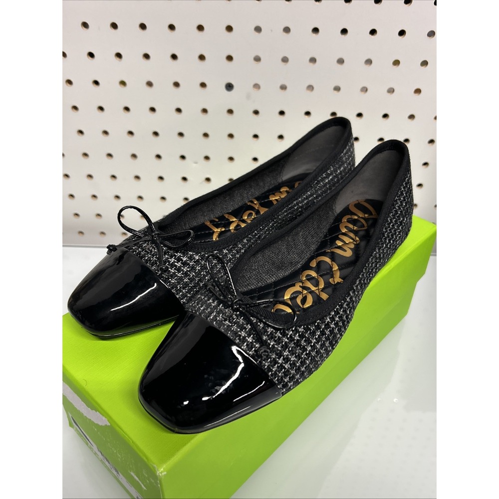 Sam Edelman Women's Marley Ballet Flat Black Boucle Multi 6M